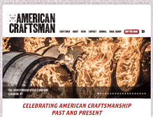 Tablet Screenshot of americancraftsmanproject.com